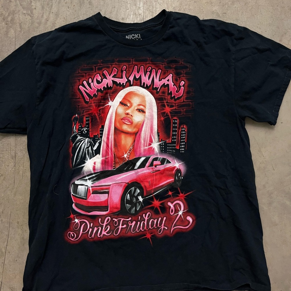 Nicki Minaj Black and Pink T-Shirt